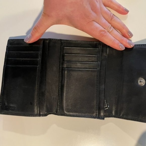 Vintage Coach Jacquard and Leather Wallet - Picture 3 of 3